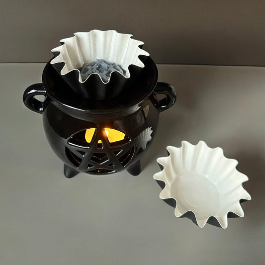Duftvoks Cups, Sort