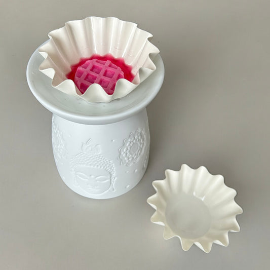 Duftvoks Cups, Hvid